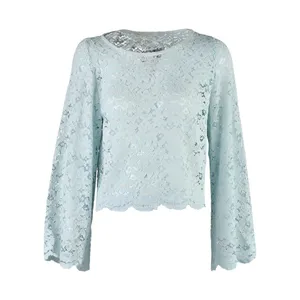 بلوز آستین بلند یقه گرد زنانه مدل MDSS-CH3362