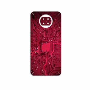 MAHOOT Red-Printed-Circuit-Board Cover Sticker for Xiaomi Redmi Note 9T
