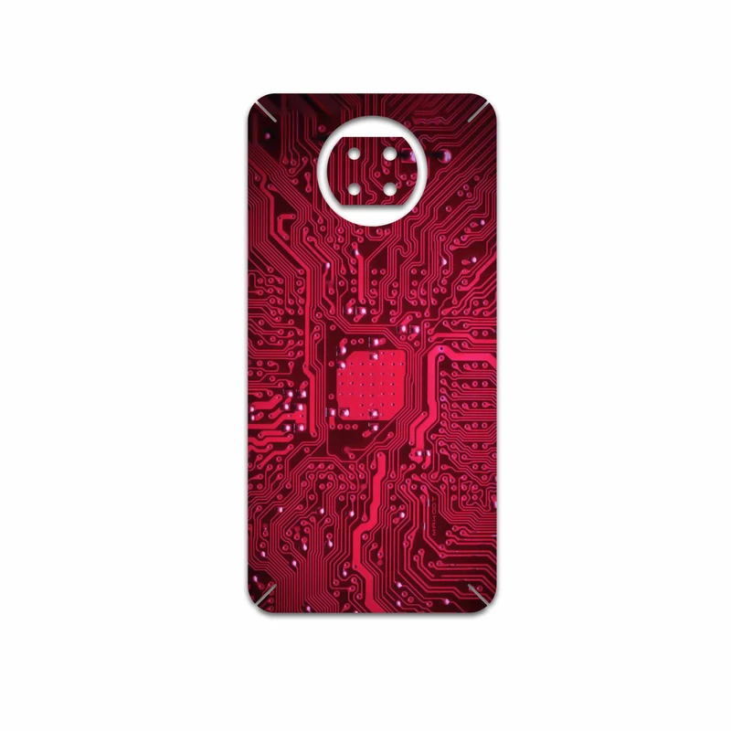 برچسب پوششی ماهوت مدل Red-Printed-Circuit-Board مناسب برای گوشی موبایل شیائومی Redmi Note 9T