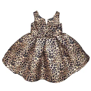 پیراهن دخترانه مدل پلنگی کد SB168