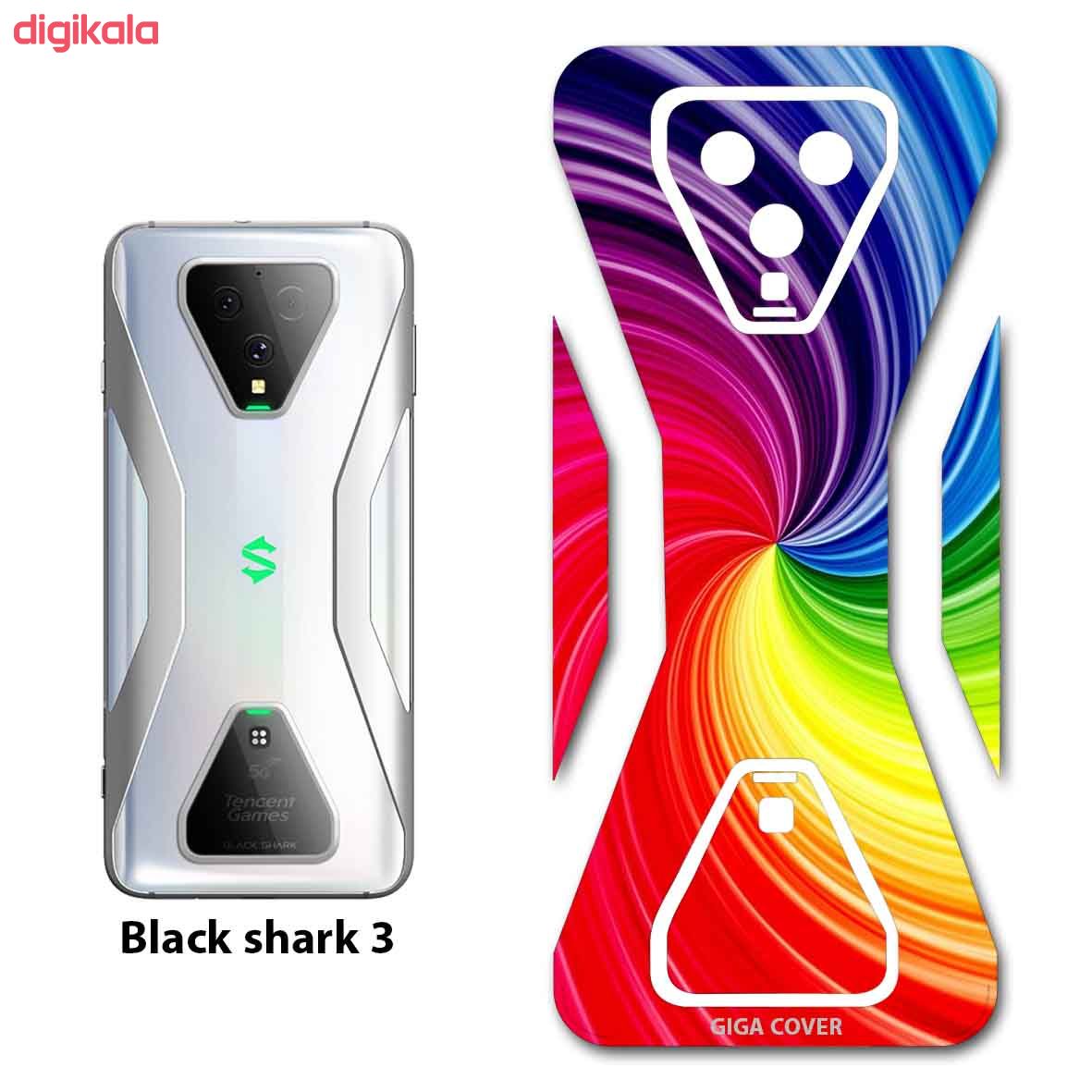 برچسب پوششی گیگا کاور کد 1012 مناسب برای گوشی موبایل شیائومی Black shark 3 main 1 1