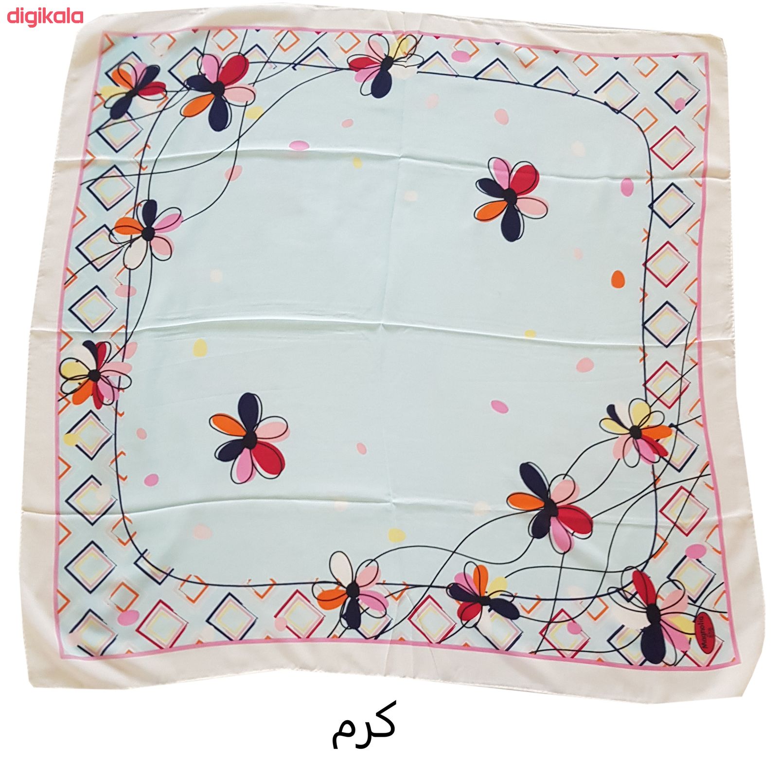 روسری دخترانه مدل گل کد san_022 main 1 2