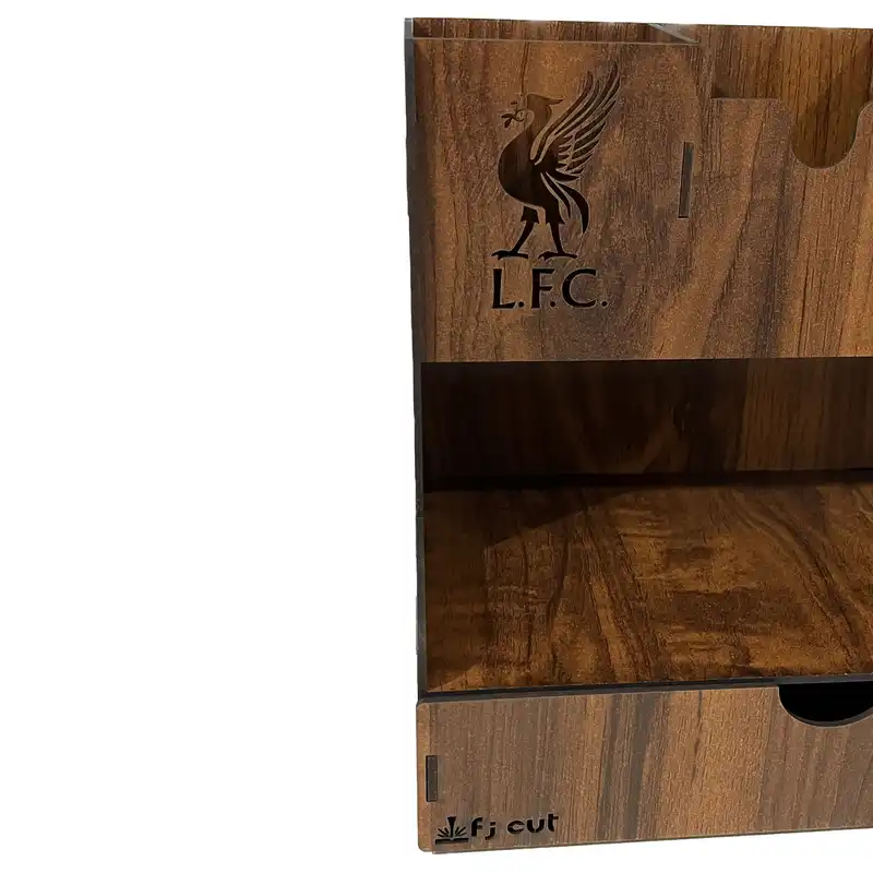 استند لوازم اداری رومیزی اف جی کات مدل کشویی طرح لیورپول