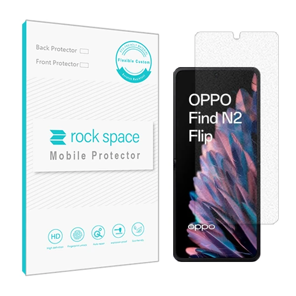 محافظ صفحه نمایش مات راک اسپیس کد MTT مناسب برای گوشی موبایل اوپو Find N2 Flip