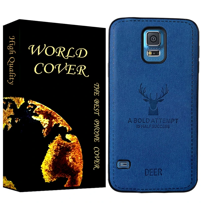 کاور دنیای قاب مدل گوزنی کد Deer مناسب برای گوشی موبایل سامسونگ Galaxy S5