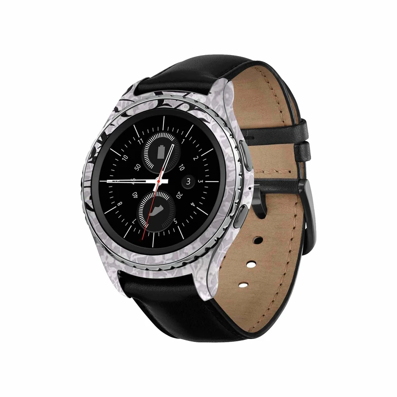 برچسب ماهوت طرح Nastaliq_1 مناسب برای ساعت هوشمند سامسونگ Galaxy Gear S2 Classic