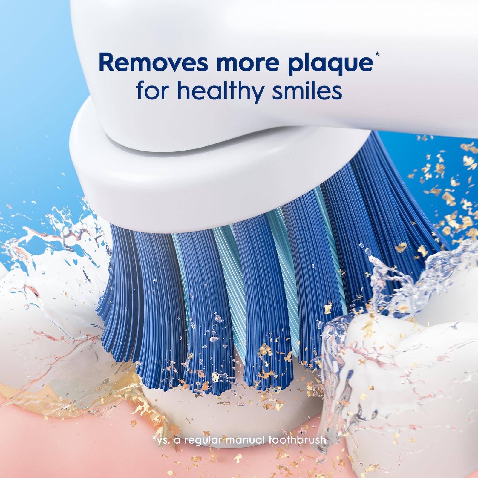 سری یدک مسواک برقی اورال-بی مدل Sensitive Clean بسته 4 عددی -  - 4