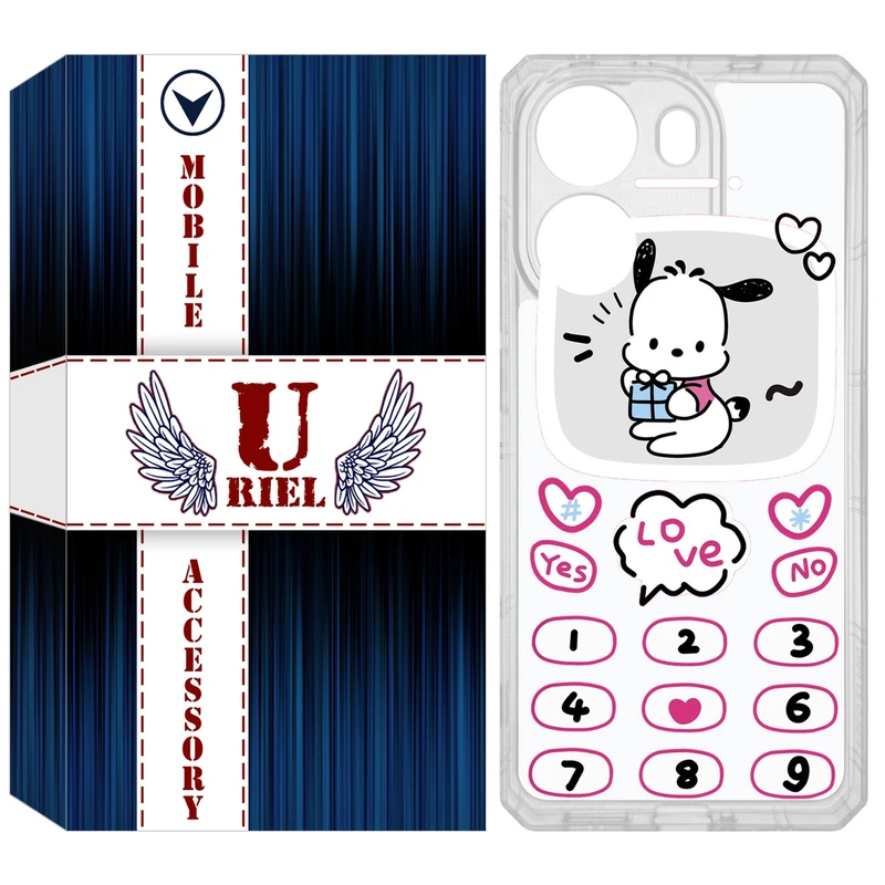 کاور یوریل مدل Clear کد 16 طرح موبایلی مناسب برای گوشی موبایل شیائومی Poco X7 Pro