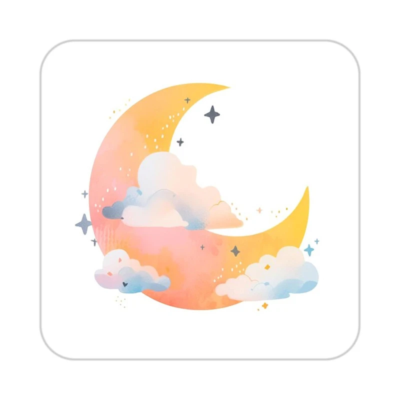 زیر لیوانی کاکتی طرح ماه و ستاره مدل mp54664