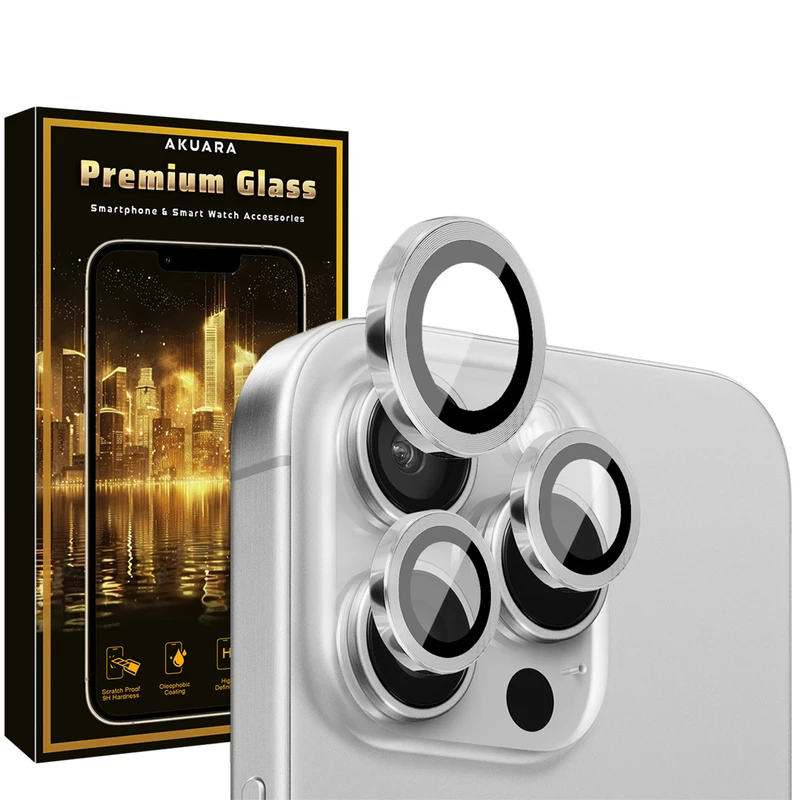 محافظ لنز دوربین آکوآرا مدل Ringi Premium مناسب برای گوشی موبایل اپل iPhone 13 pro-13 pro max