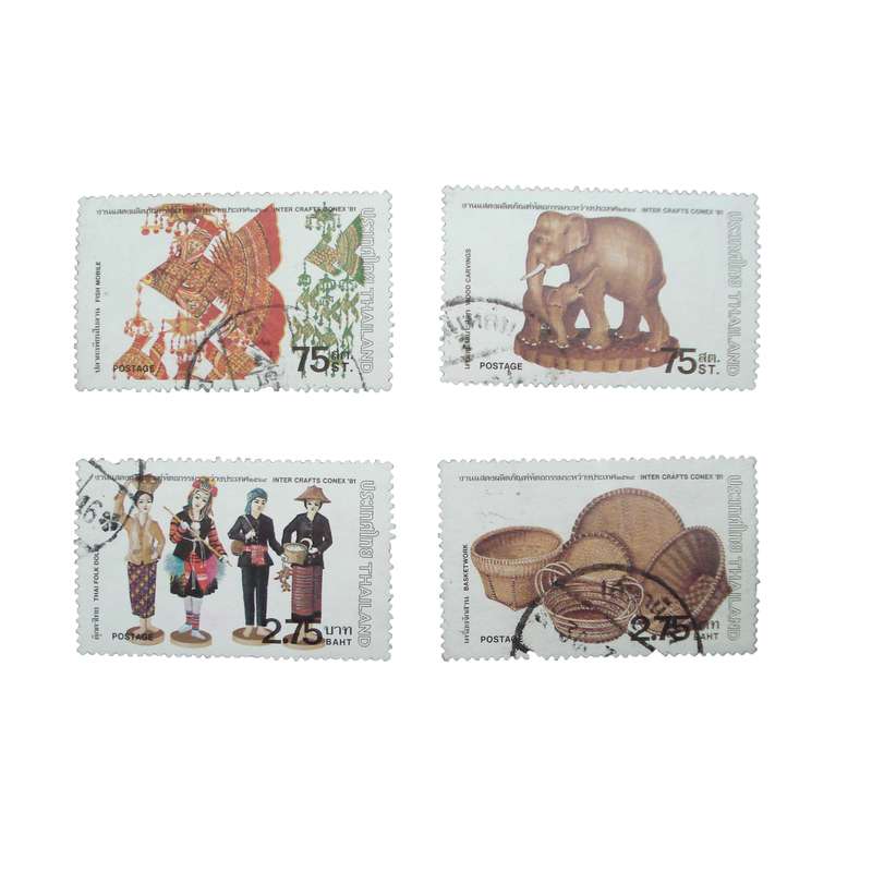 تمبر یادگاری مدل صنایع دستی کد DS1530    مجموعه چهار عددی