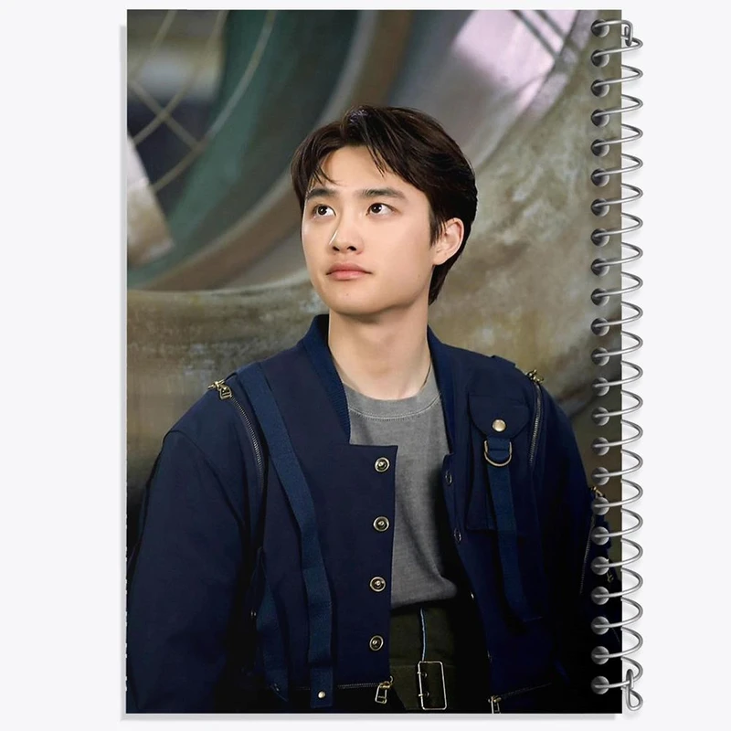 دفتر مشق 50 برگ خندالو مدل دی او گروه اکسو EXO  کد 13378