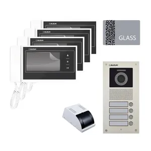 مجموعه دربازکن تصویری سوزوکی مدل 727-4ucm  چهار واحدی به همراه محافظ صفحه