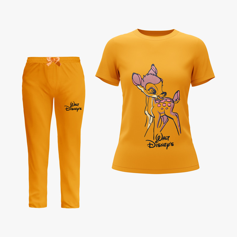 ست تی شرت و شلوار زنانه مدل بامبی