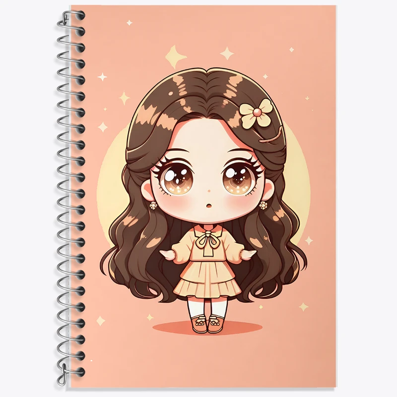 دفتر نت موسیقی 50 برگ خندالو طرح دخترانه کیوت کد F6661