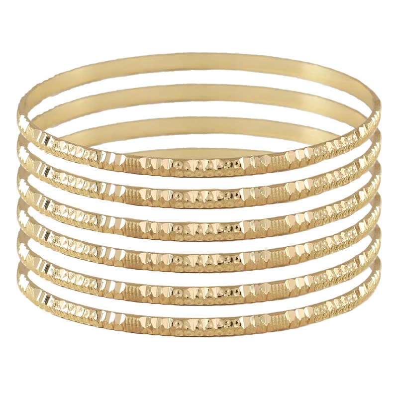 النگو زنانه مدل طلاروس کد DD529 بسته شش عددی