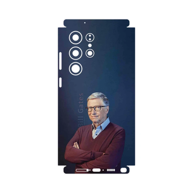برچسب پوششی ماهوت مدل Bill_Gates-FullSkin مناسب برای گوشی موبایل سامسونگ Galaxy S23 Ultra