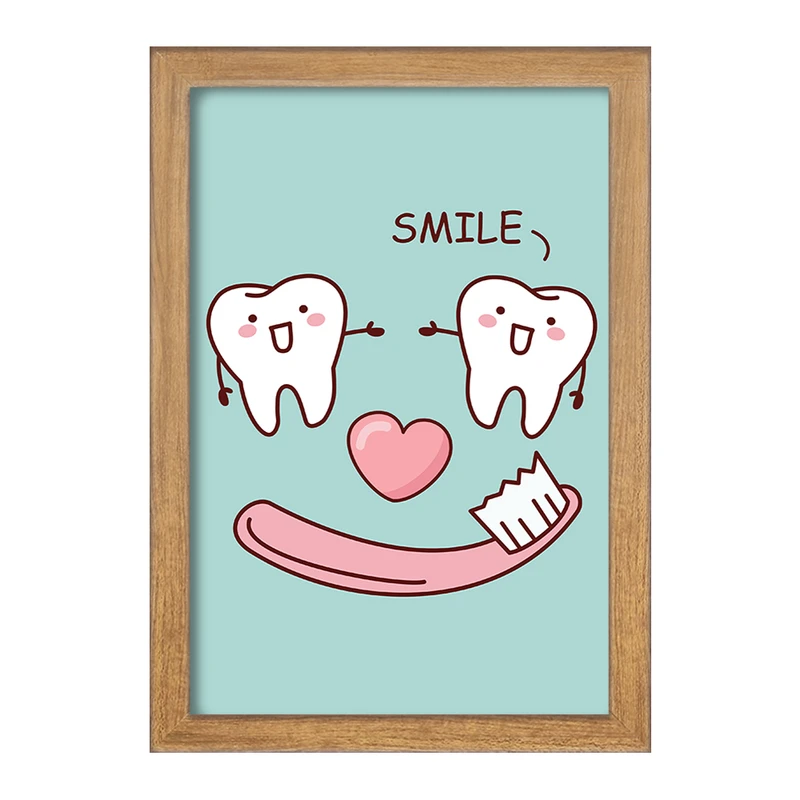 تابلو خندالو مدل دندان و دندان پزشکی کودکانه کد 36690