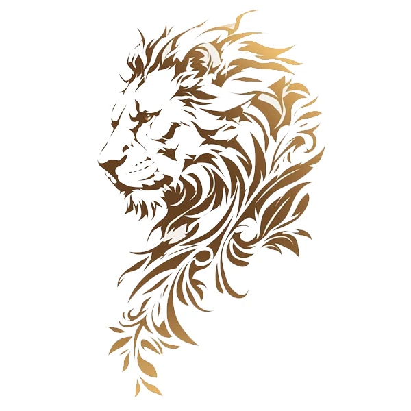 استیکر پارچه و لباس پاد آفرین طرح شیر کد 2560