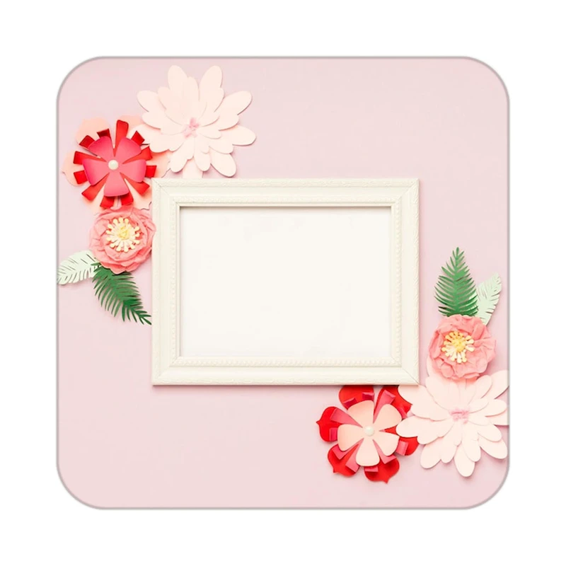 زیر لیوانی کاکتی طرح گل مدل mp17337