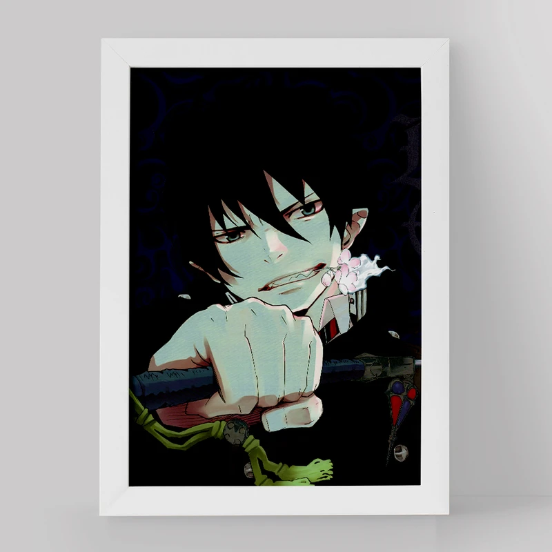 تابلو خندالو مدل رین انیمه جنگیر آبی کد 16367