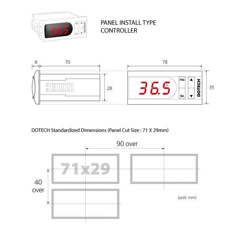 کنترلر رطوبت داتچ مدل FX3H