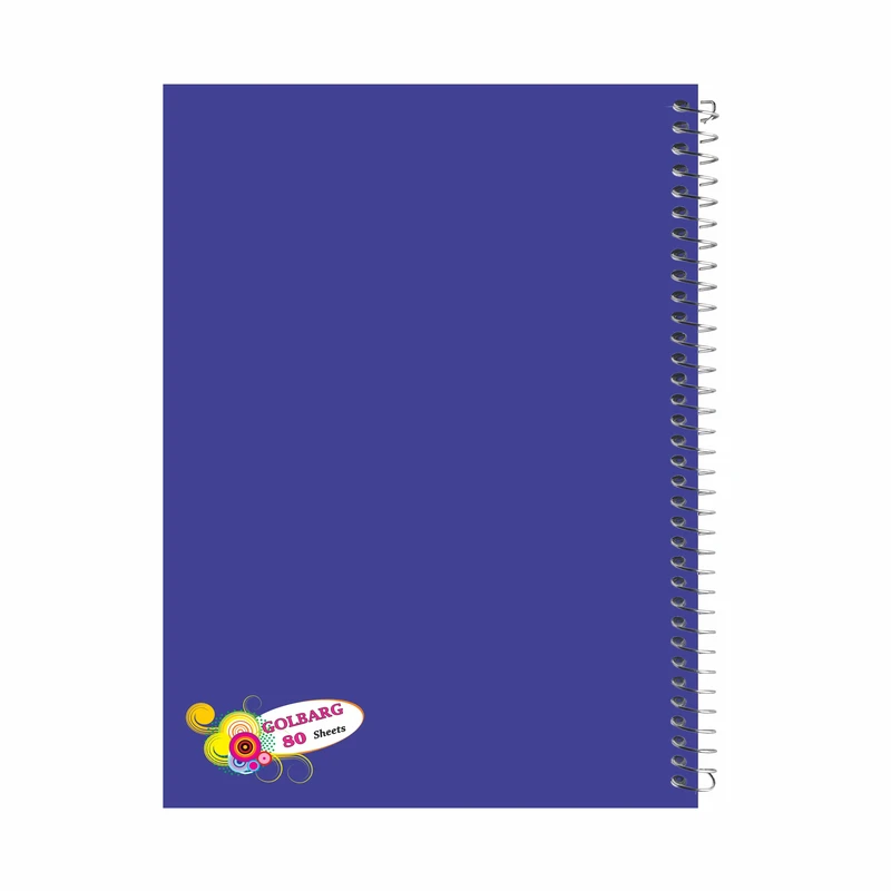 دفتر مشق 80 برگ گلبرگ طرح ساده کد 2614