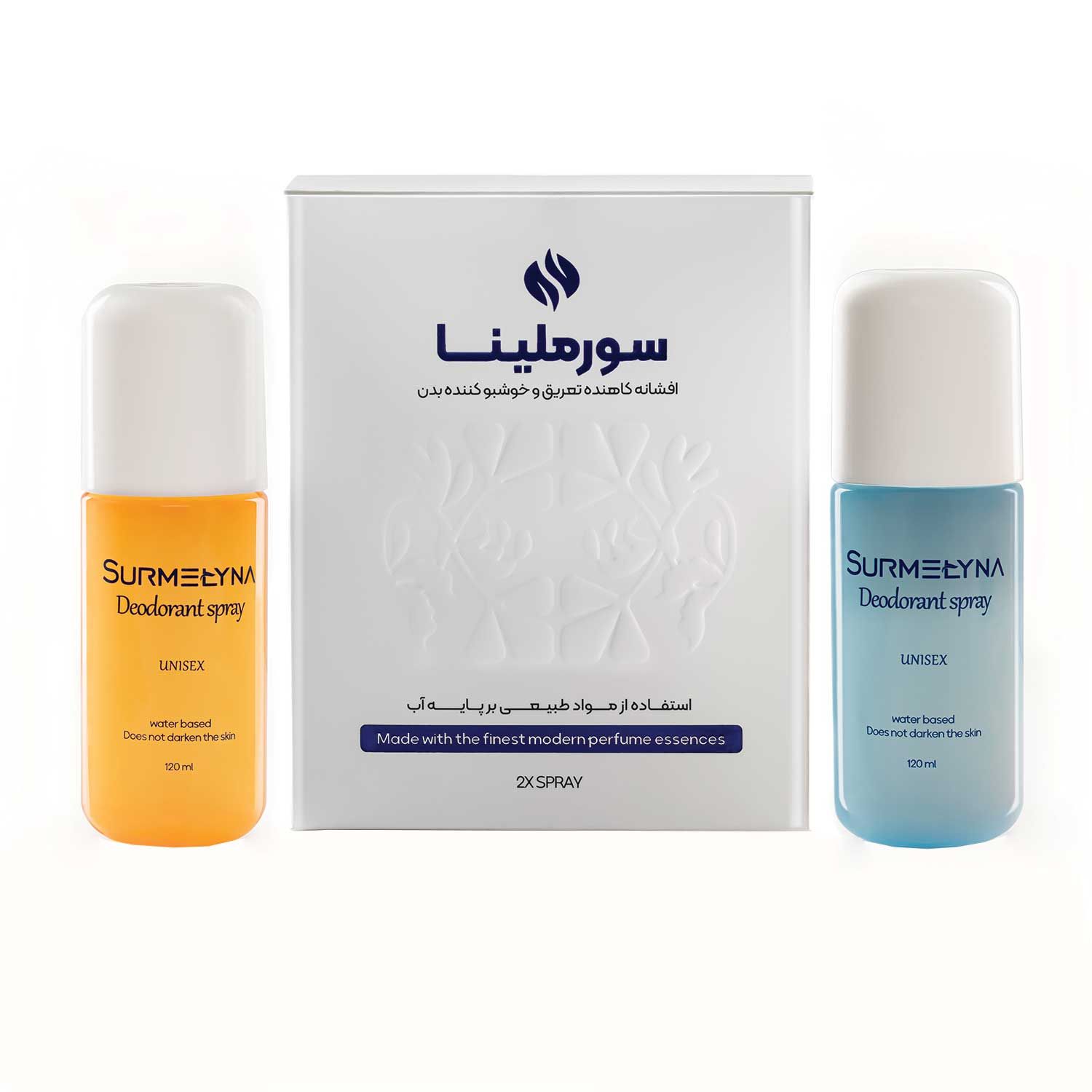 اسپری ضد تعریق سورملینا مدل pks حجم 120 میلی لیتر بسته 2 عددی -  - 2