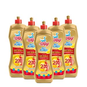 مایع ظرفشویی لوفانته مدل GOLDEN حجم 1 لیتر مجموعه 5 عددی