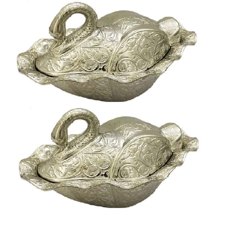 شکلات خوری طرح قو مرغابی مجموعه 2 عددی 