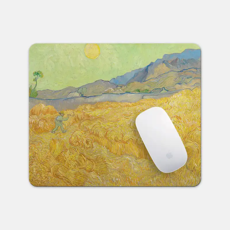 ماوس پد پیکسل میکسل مدل Wheatfield with a Reaper
