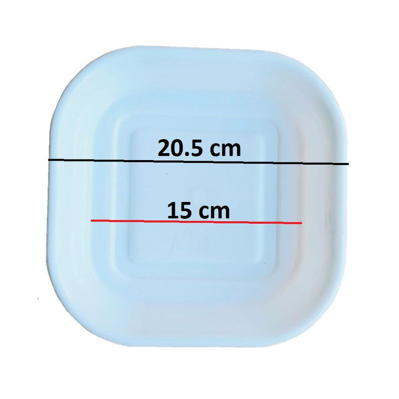 زیرگلدانی مدل m9p - 20.5 cm (15) بسته 3 عددی