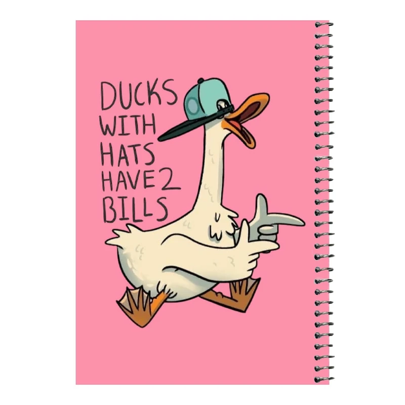 دفتر مشق 80 برگ اس جی مدل اردک کلاهدار    