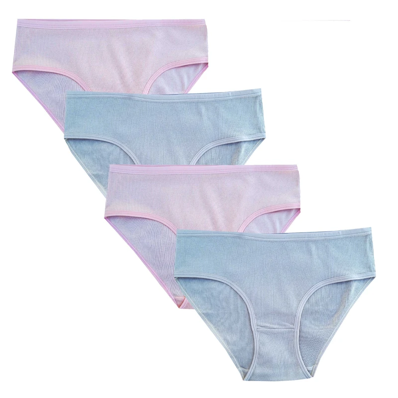 شورت زنانه مدل نخی ضد حساسیت طرح کبریتی مجموعه 4 عددی 