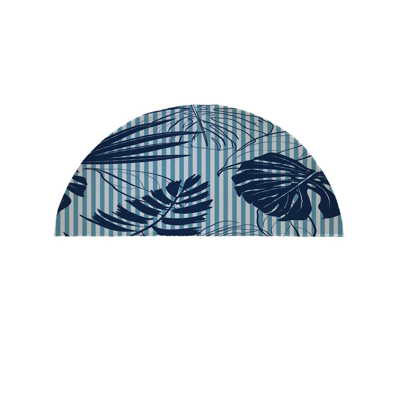 پادری مدل نیم دایره طرح گل کد 9167 سایز 90×45 سانتی متر