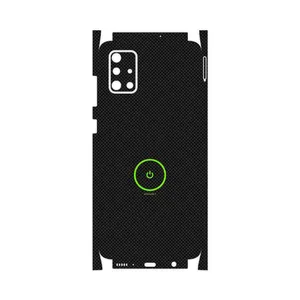 MAHOOT Minimal Power Button-FullSkin Cover Sticker for Samsung Galaxy A71