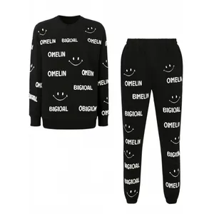 ست سویشرت آستین بلند و شلوار راحتی زنانه مدل لبخند