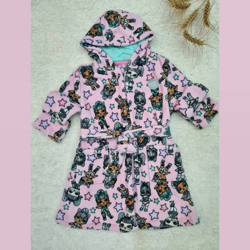 حوله پالتویی دخترانه جورج سایز 29x24 سانتی نتر