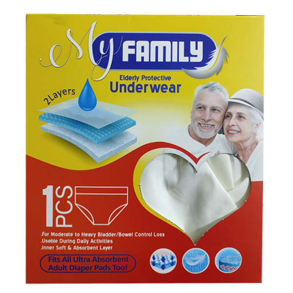 پوشینه شورتی بزرگسال مای فامیلی مدل SBSA3L