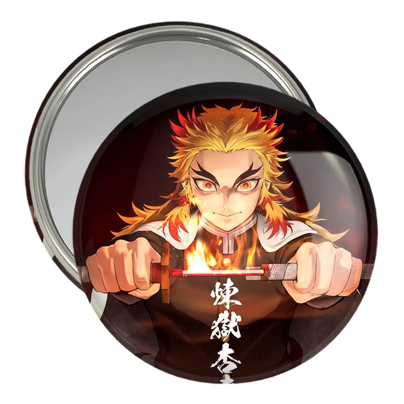 آینه جیبی خندالو مدل کیوجورو رنگوکو انیمه شیطان کش  کد 10097