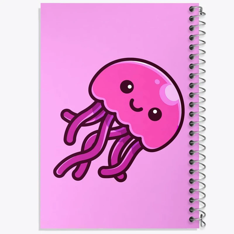 دفتر لیست خرید 50 برگ خندالو طرح حیوانات آبزی عروس دریایی کد 28162