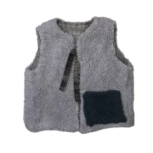 جلیقه پاییزه نوزادی مدل پنبه ای