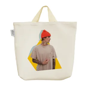 ساک خرید خندالو مدل جاستین بیبر کد 1563