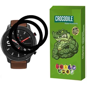 محافظ صفحه نمایش کروکودیل مدل C-PWM مناسب برای ساعت هوشمند امیزفیت GTR 47 mm بسته 2 عددی
