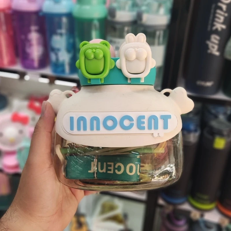 عکس شماره 4 : قمقمه کودک مدل دوکاره اکرولیک کد bobo216 ظرفیت 1.2 لیتر