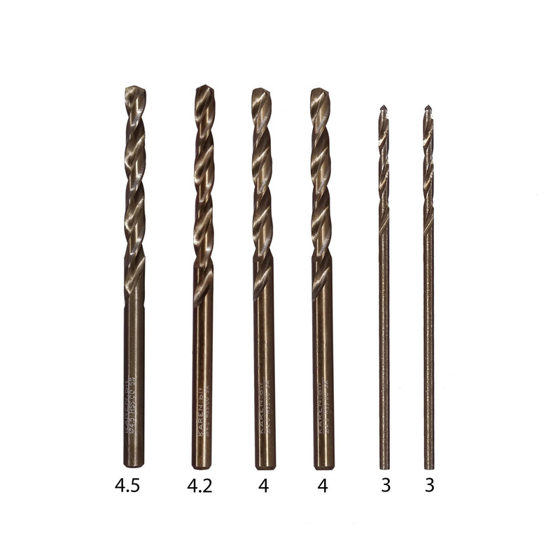 مته فلز کارن مدل ART-KRN-3-4.5 مجموعه 6 عددی مته فلز کارن مدل ART-KRN-3-4.5 مجموعه 6 عددی