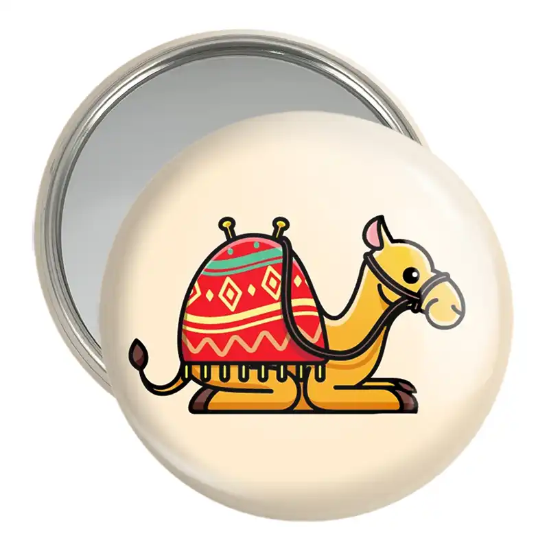 آینه جیبی خندالو مدل حیوانات بامزه شتر کد 28206