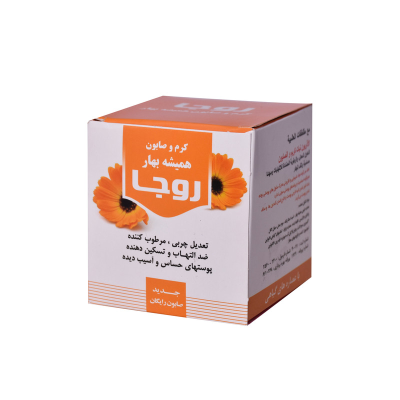 کرم ضد چروک روجا مدل همیشه بهار حجم 70 میلی لیتر به همراه صابون شستشو روجا مدل همیشه بهار وزن 20 گرم کرم ضد چروک روجا مدل همیشه بهار حجم 70 میلی لیتر به همراه صابون شستشو روجا مدل همیشه بهار وزن 20 گرم