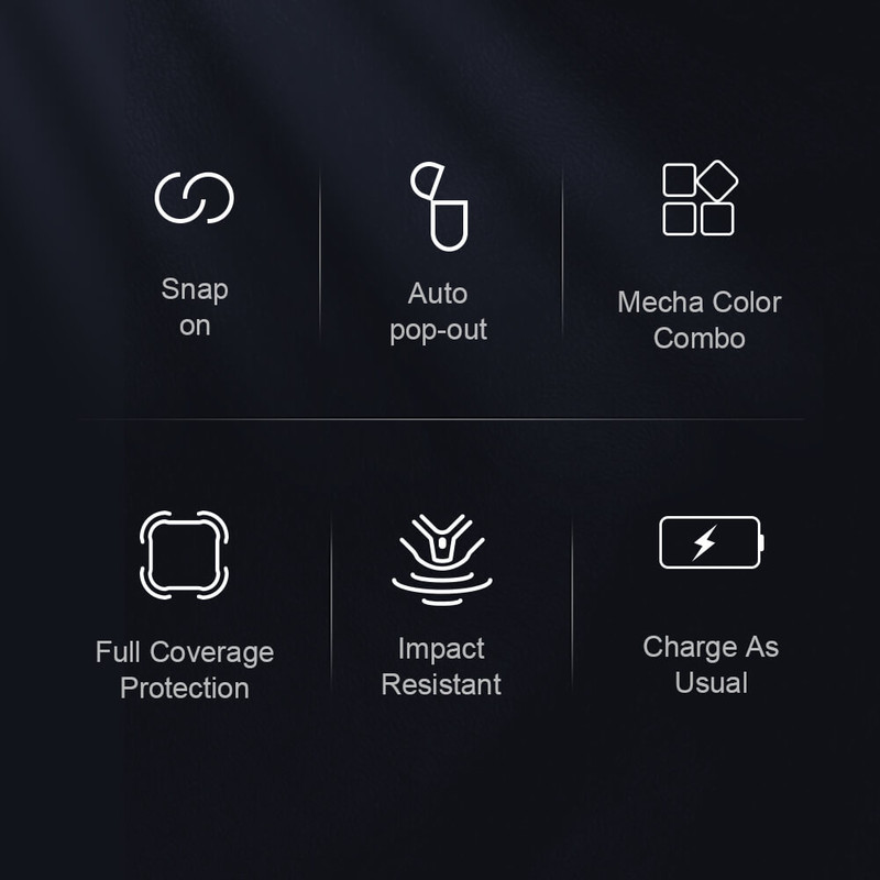 کاور نیلکین مدل Bounced Protective case مناسب برای کیس اپل AirPods 3