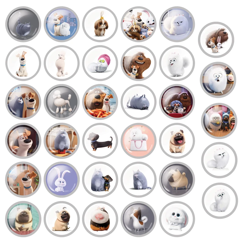 پیکسل مدل انیمیشن حیوانات خانگی کد 01 مجموعه 35 عددی